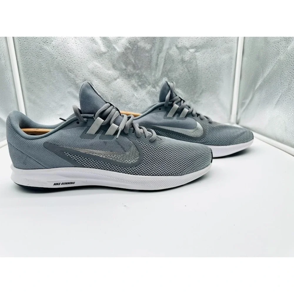 Nike Running Shoes Women 12 Gray Downshifter 9 Athletic Sneakers Comfort Walking